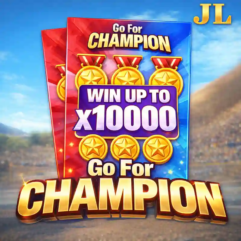 Go For Champion casino slot game banner