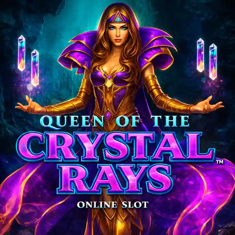 Queen of Crystal Rays slot game interface